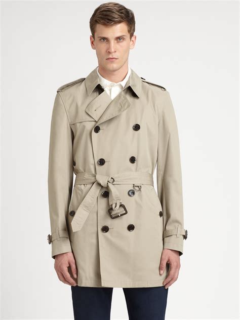 burberry london mens double breasted cotton gabardine trench coat|discounted Burberry trench coats.